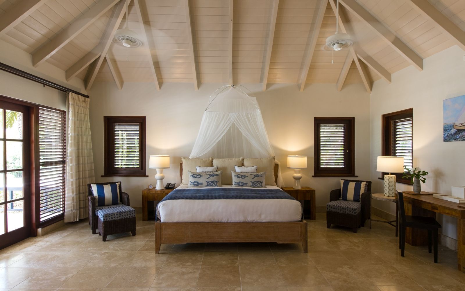 Bedroom at Harbour Heights in Antigua