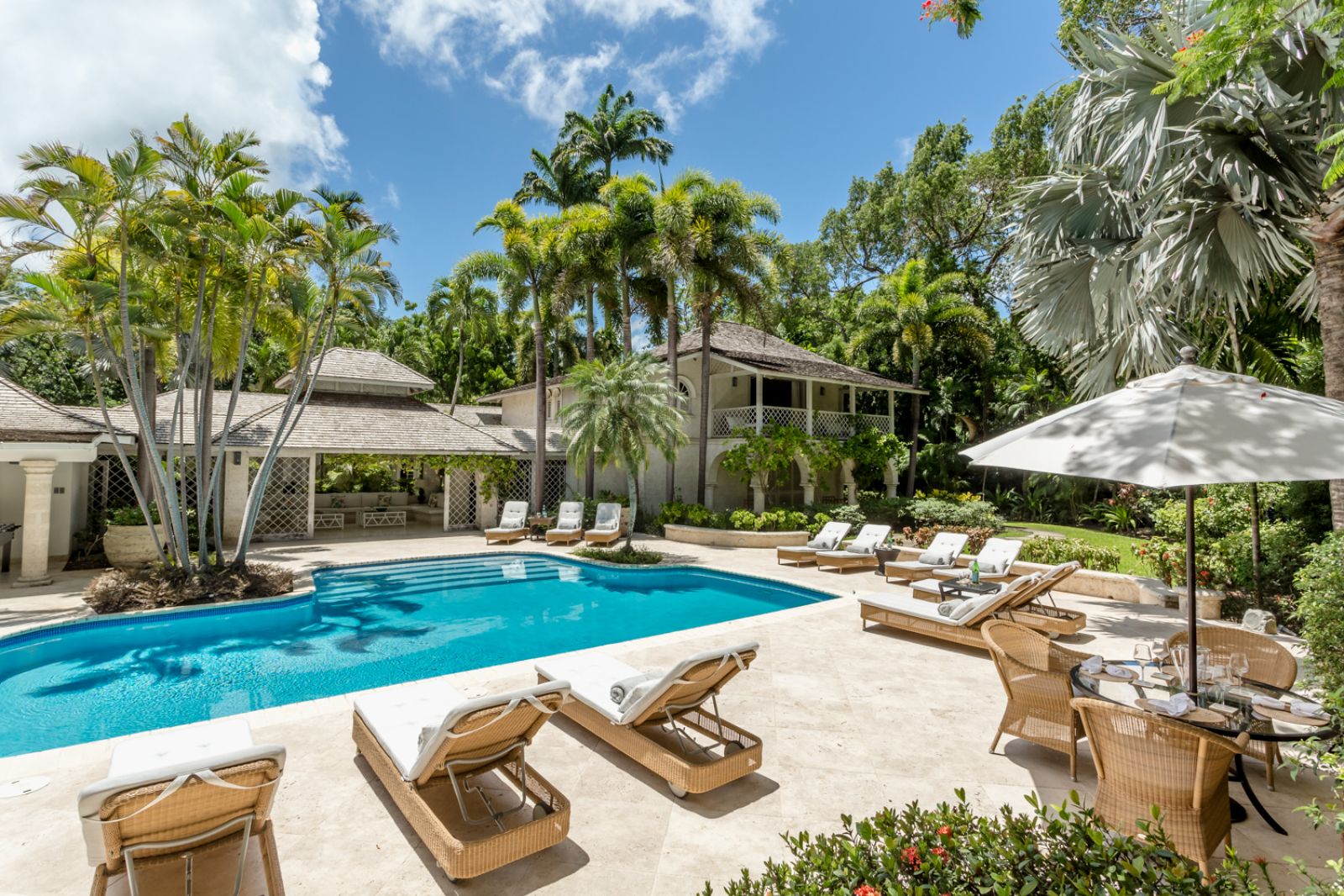 Pool View at Bluff House in Barbados