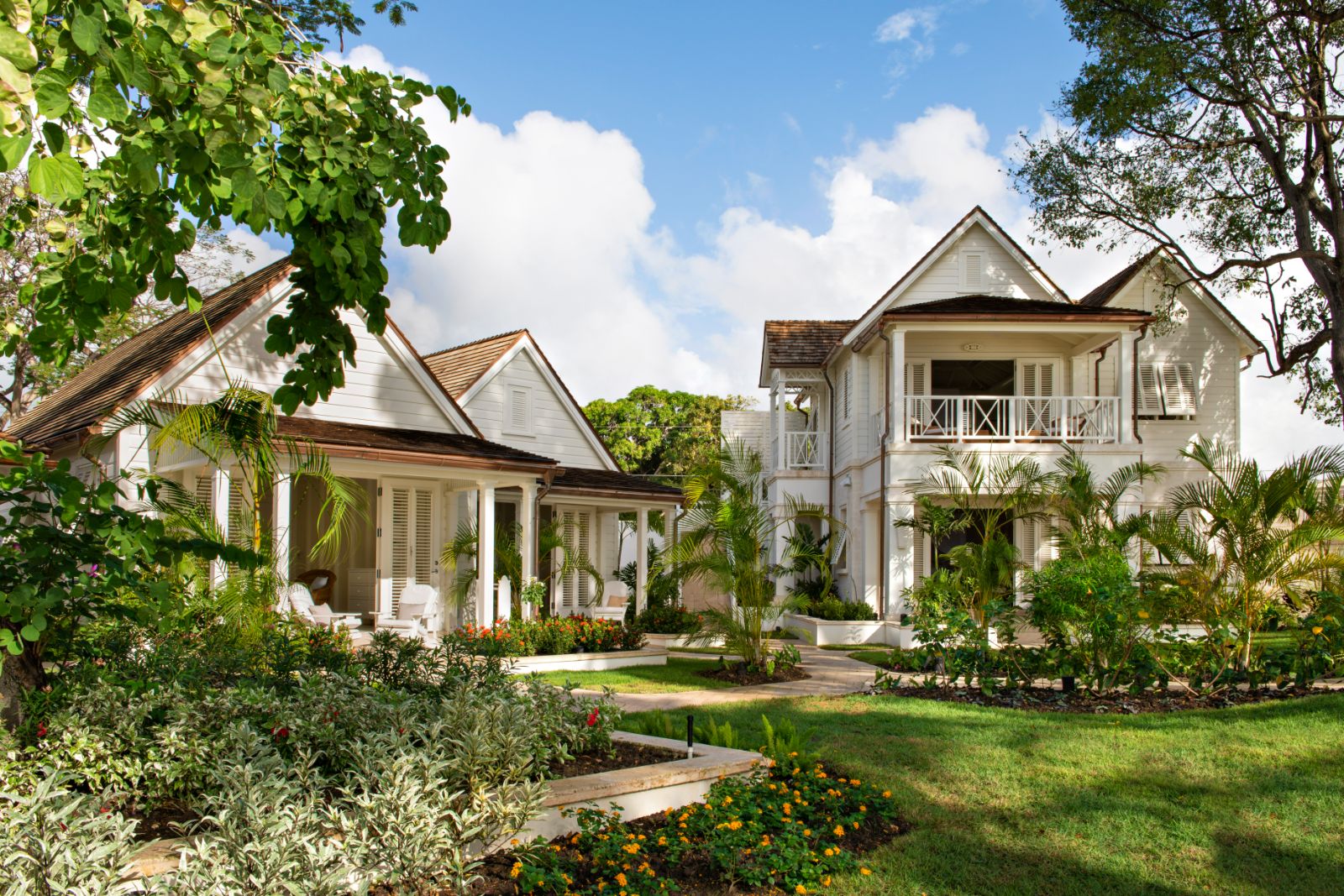 Front Exterior of The Great House, luxury villa in Barbados