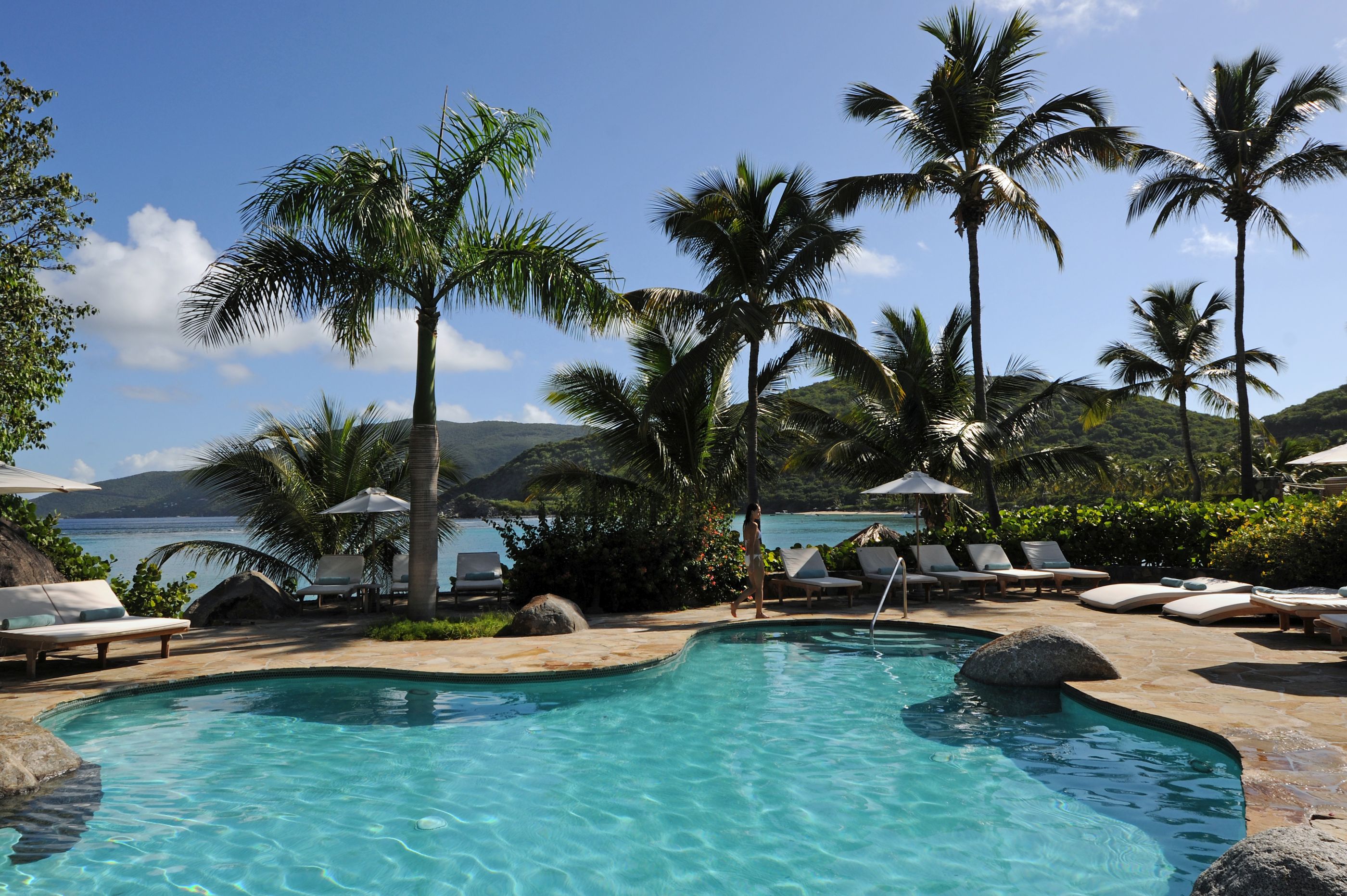Main pool of Rosewood Little Dix Bay, British Virgin Islands