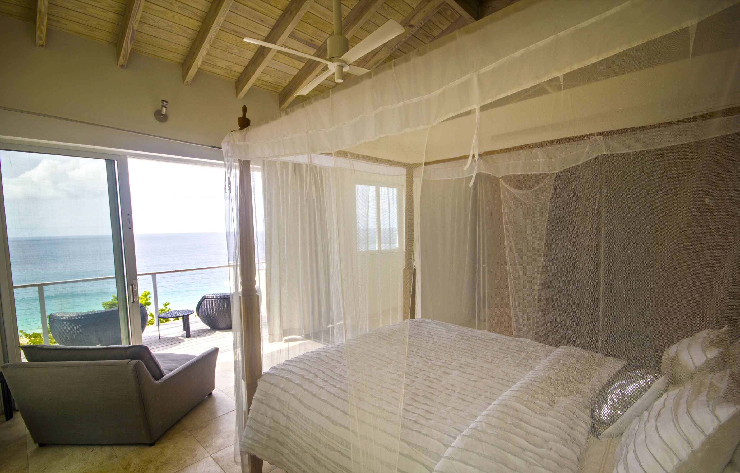 Double bedroom of Villa Lune, British Virgin Islands