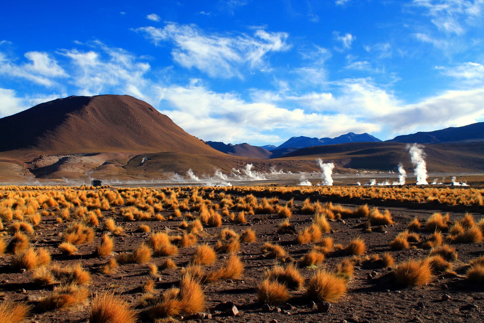 El Tatio geysers in the Atacama Desert in Chile