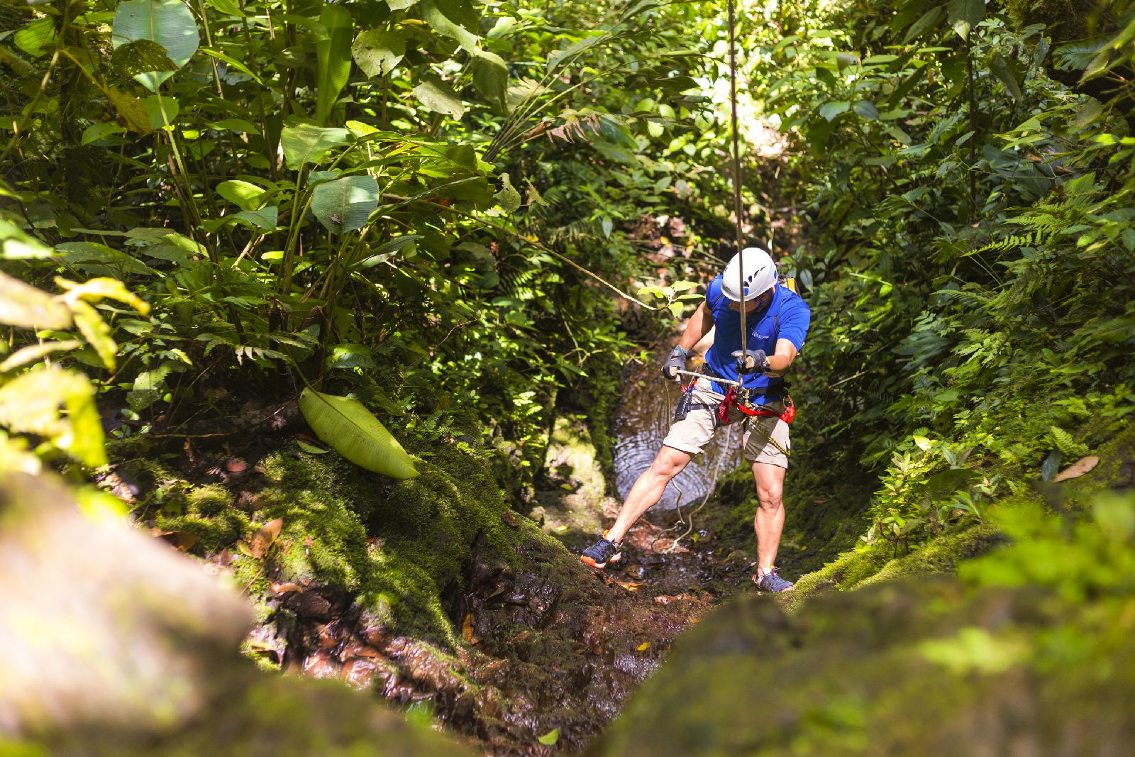 Rappelling and adventures from Pacuare Lodge Costa Rica