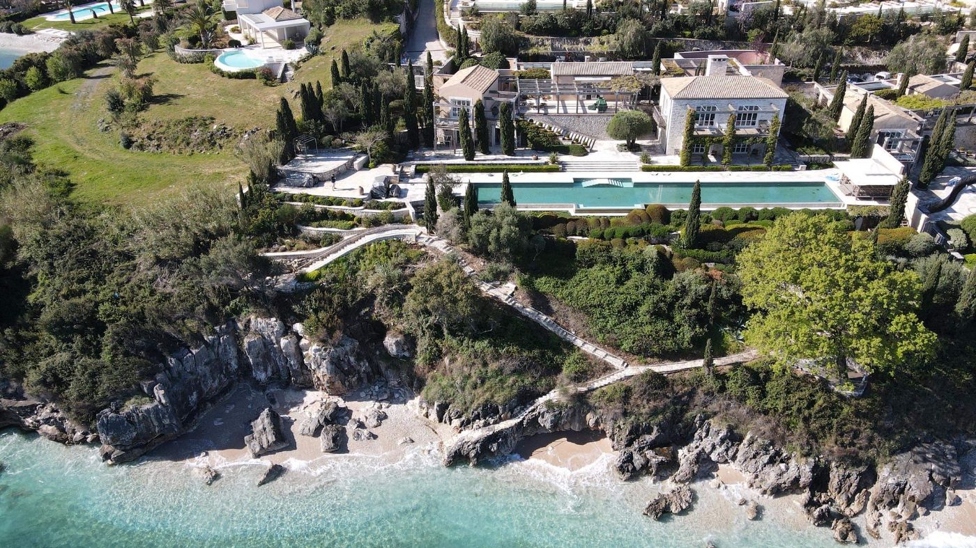 Aerial view of Odysseus Estate 