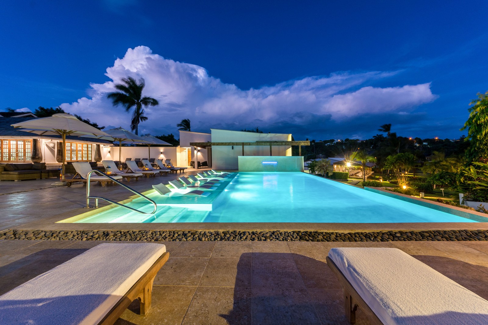 the main pool of Calabash Hotel, Grenada