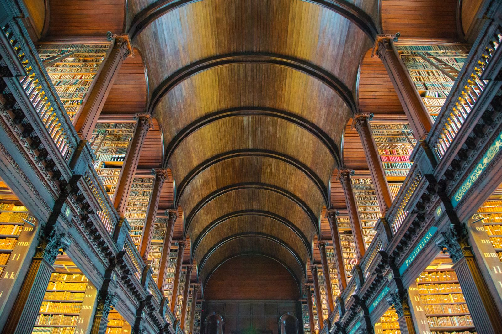 Trinity Library ceiling in Dublin, Ireland