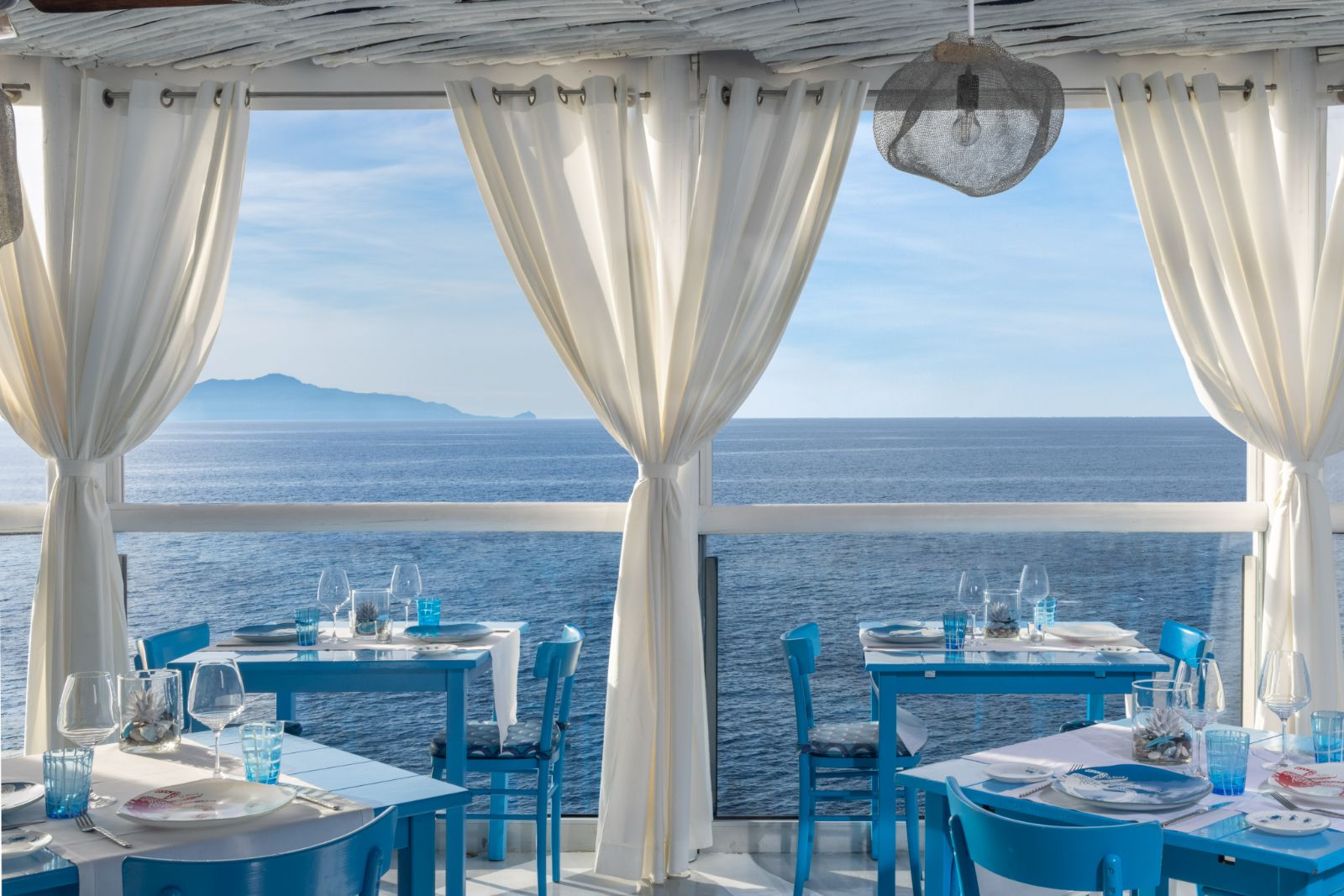 Luxury Hotel Capri Palace Jumeirah in Anacapri Il Riccio Restaurant with Sea View 