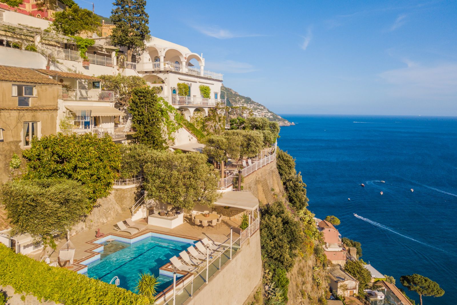 View of Villa Tuffariello in Amalfi