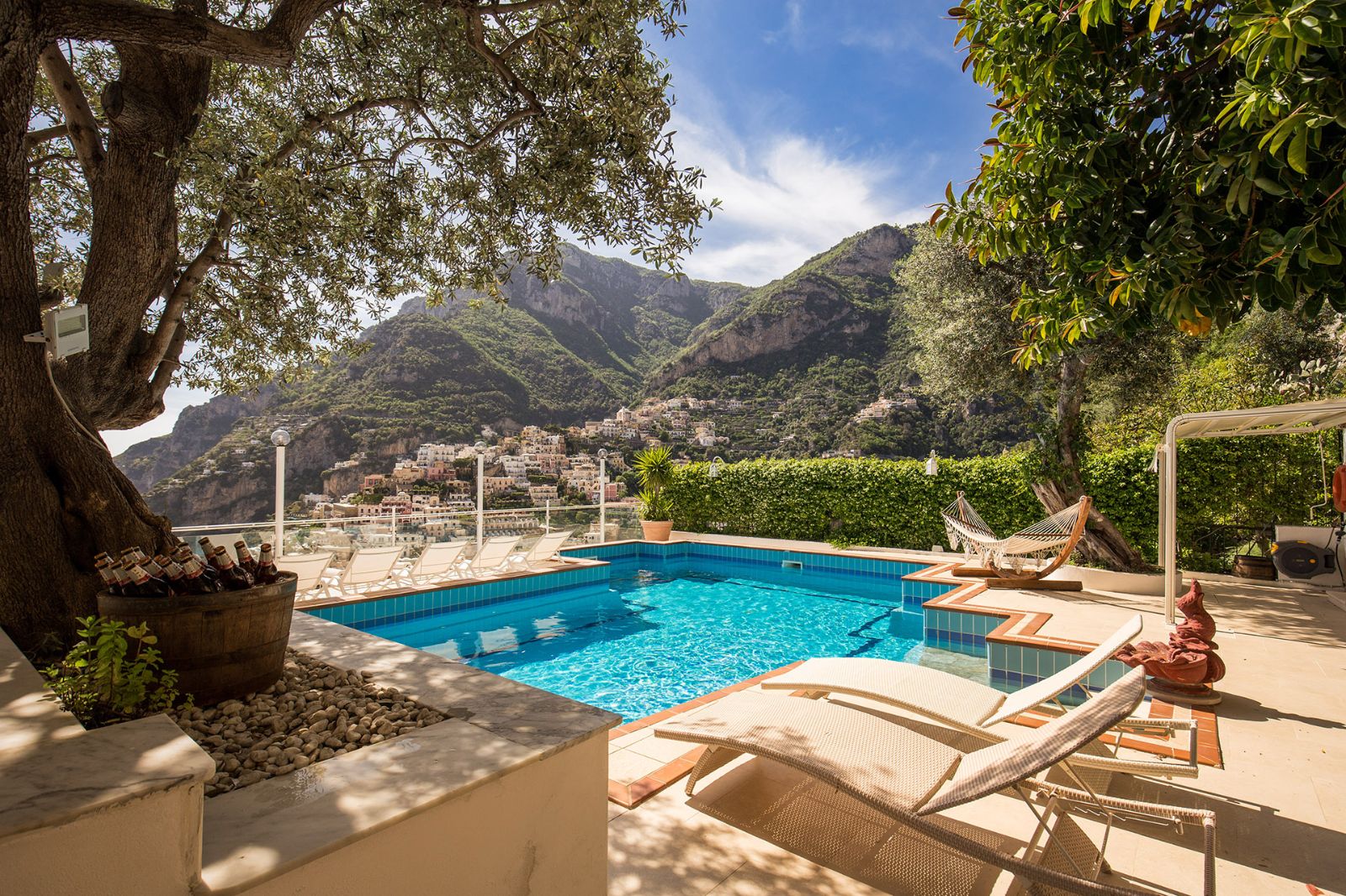 Pool at Villa Tuffariello in Amalfi