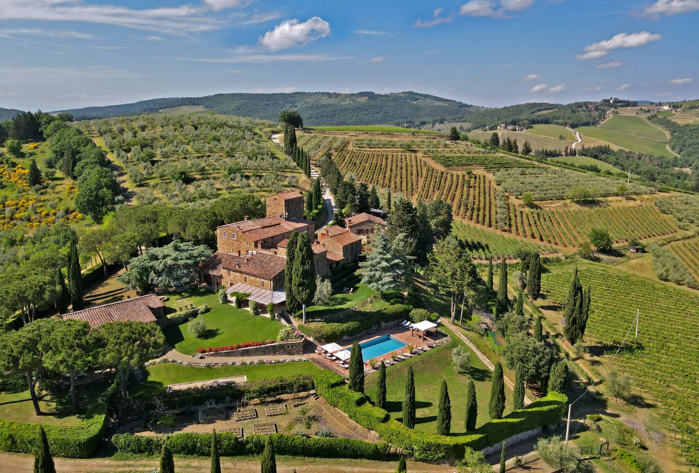 Ca di Pesa, luxury villa in Chianti