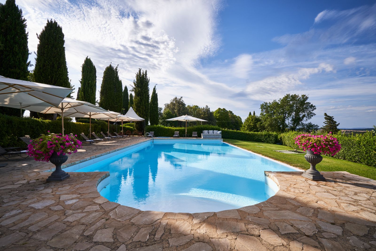 Pool at Villa Isabella in Tuscany