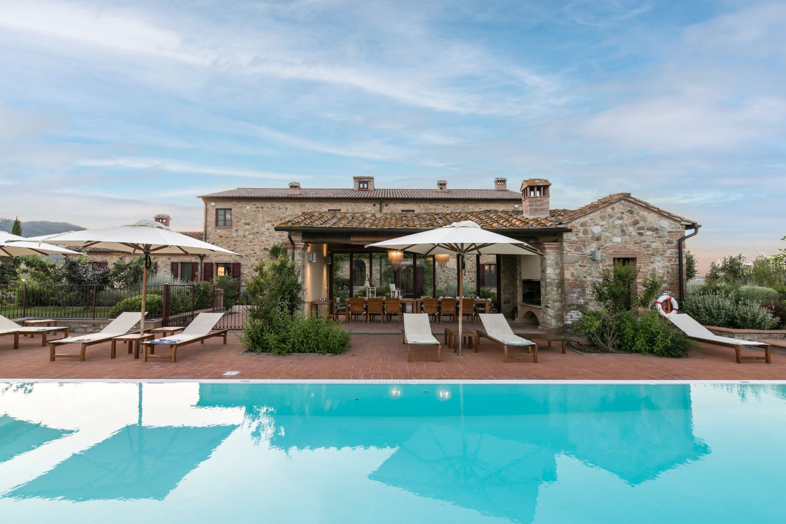 Pool at Villa Papavero in Tuscany