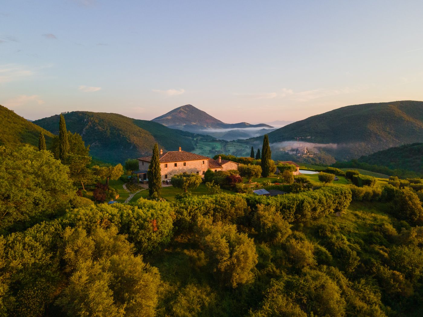 The stunning landscape surrounding Villa Arpeggio.