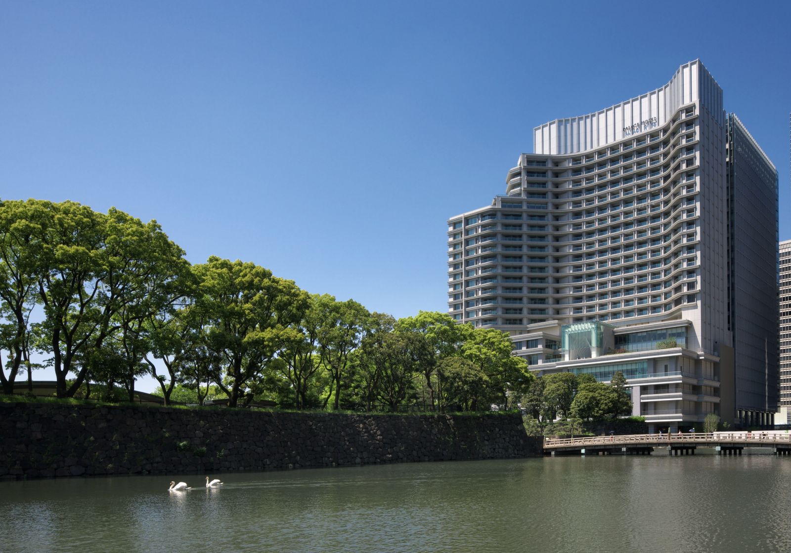 Exterior view of the Palace Hotel Tokyo