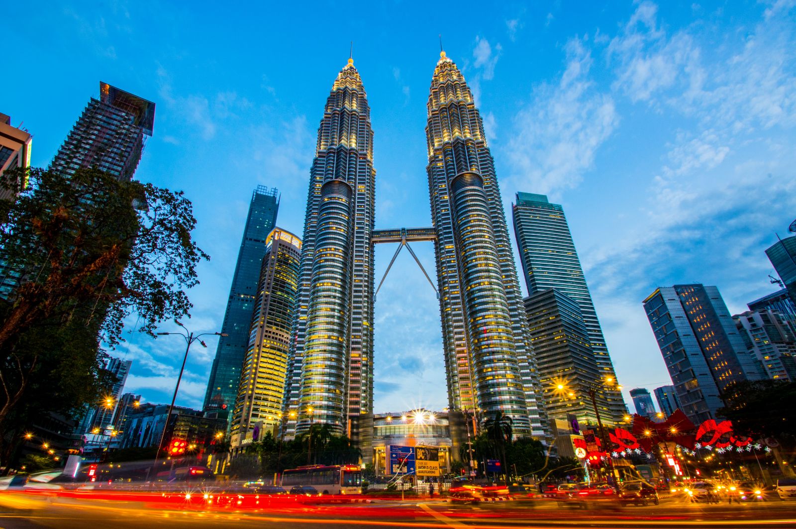 The Petronus Towers in Kuala Lumpur, Malaysia