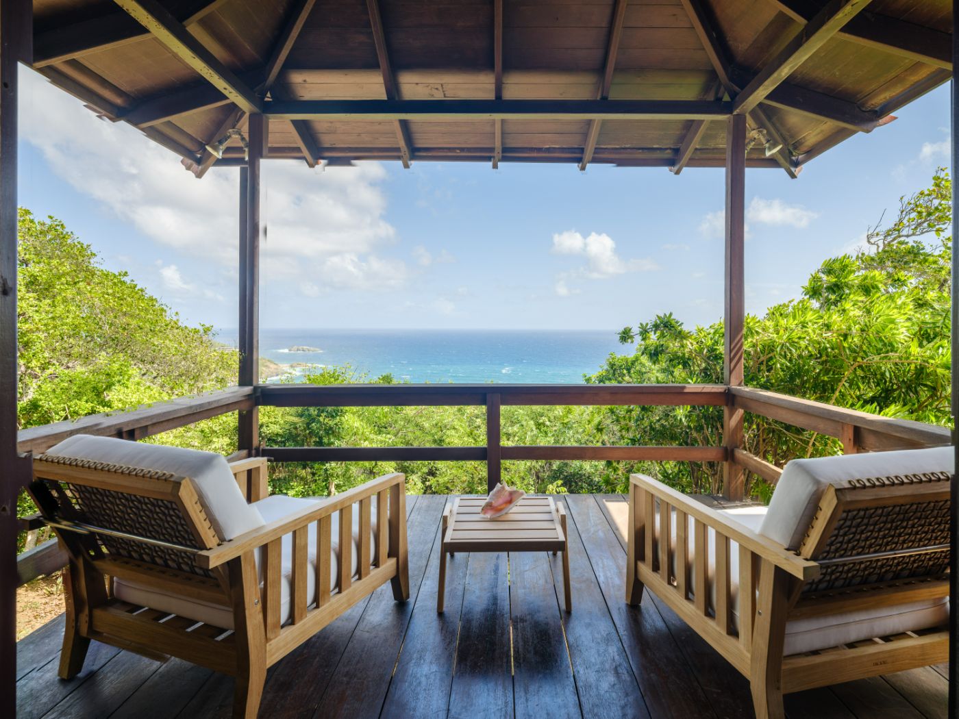 Balcony View from Emerald Hill in Mustique