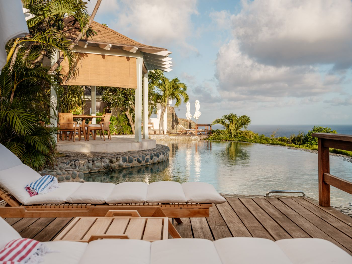 Swimming Pool at Emerald Hill in Mustique