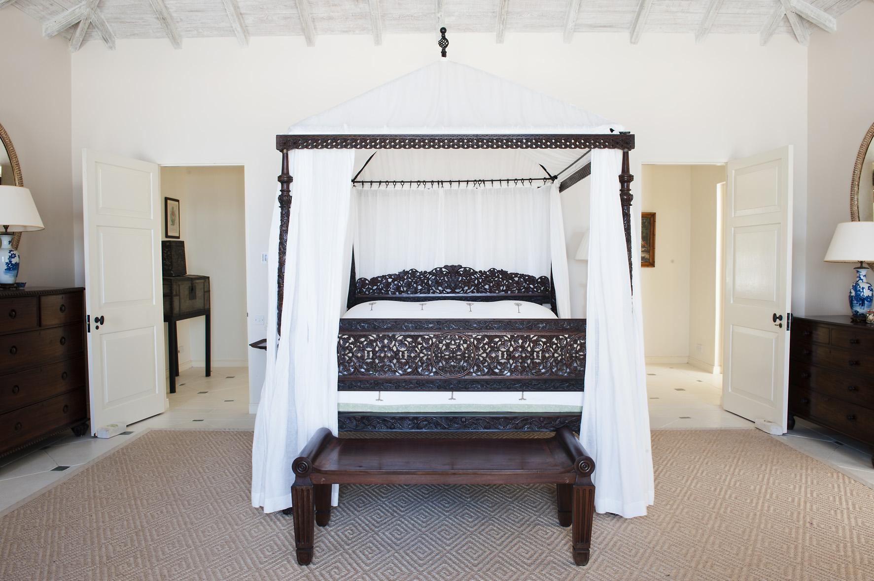 Double bedroom of Palm Beach, Mustique