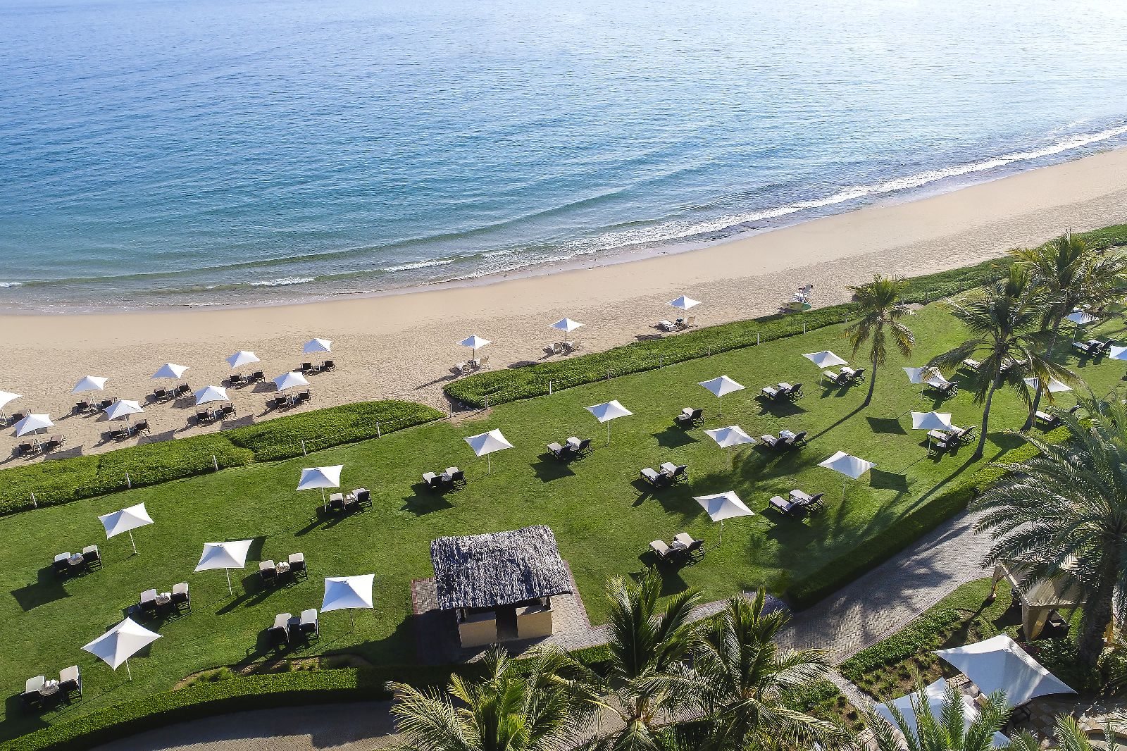 The beach at the Al Bandar Shangri La Barr Al Jissah resort Oman