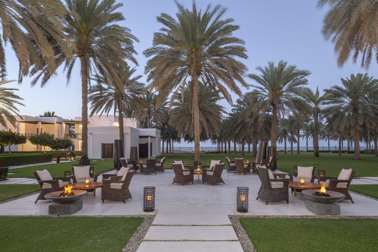 Lobby lounge of the Chedi Muscat in Oman