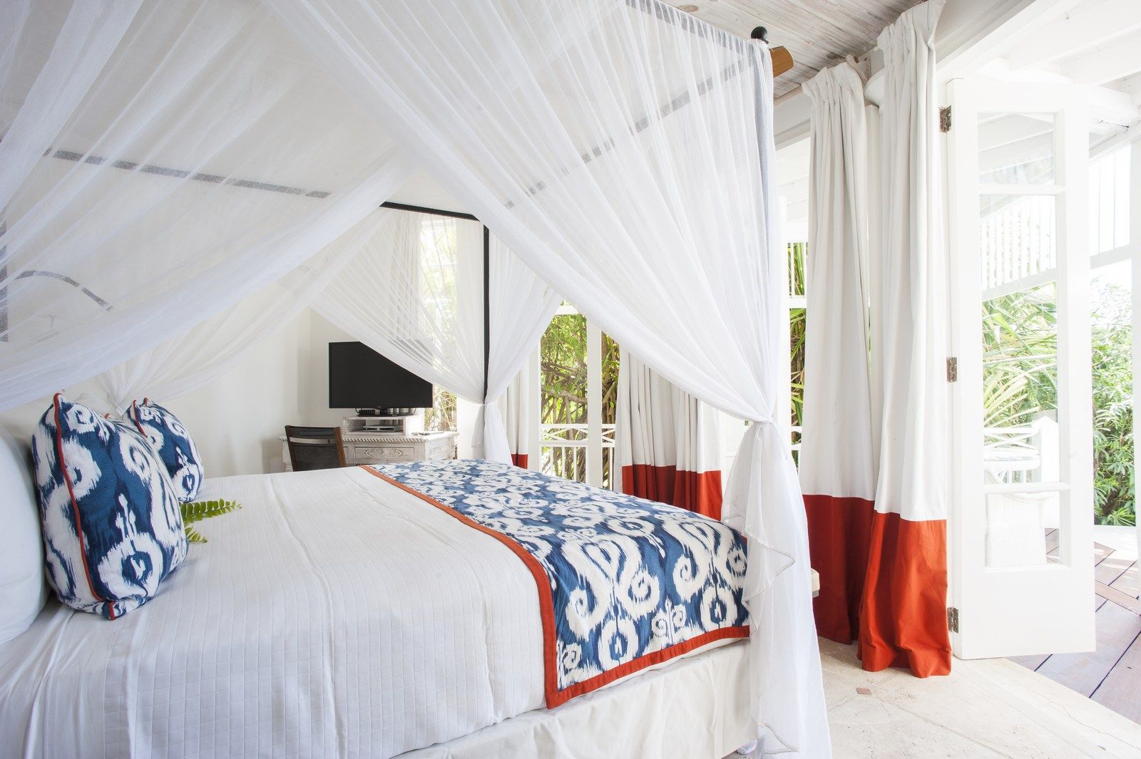 Bedroom at The Cotton House, Mustique