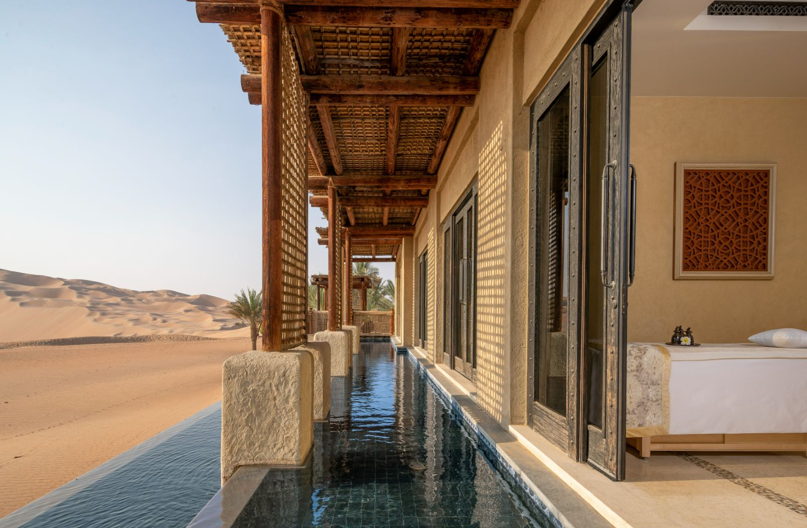 Desert facing spa at the Qasr al Sarab by Anantara in Abu Dhabi