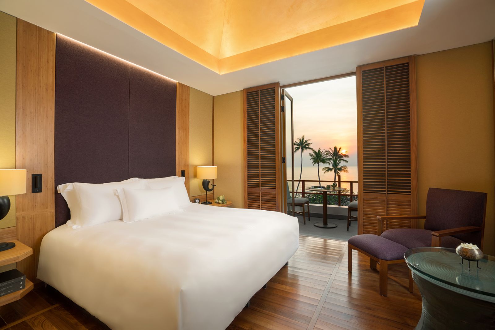 Juniper suite bedroom at Luxury resort Chiva Som